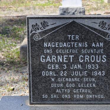 CROUS Garnet 1933-1943