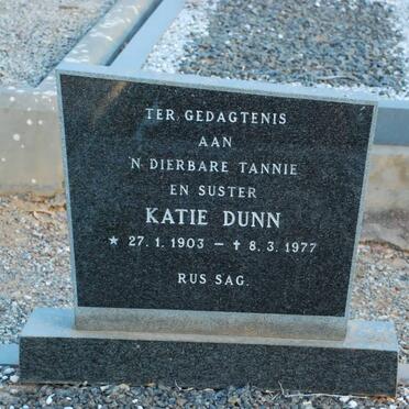 DUNN Katie 1903-1977
