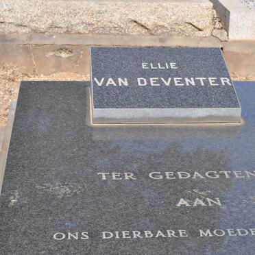DEVENTER Ellie, van 1890-1985