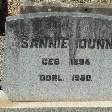 DUNN Sannie 1894-1980