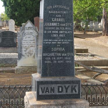 DYK Gabriel Johannes, van 1866-1927 &amp; Sophia Magaretha 1868-1946 