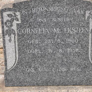 EKSTEEN Cornelia M. 1900-1958