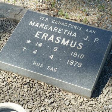 ERASMUS Margaretha J.P. 1910-1979