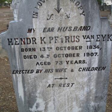 EYK Hendrik Petrus, van 1834-1907