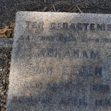 EEDEN Abraham, van 1898-1944