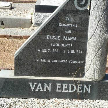 EEDEN Elsje Maria, van nee JOUBERT 1895-1974
