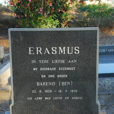 ERASMUS Barend 1905-1970
