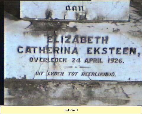 EKSTEEN Elizabeth Catherina -1926