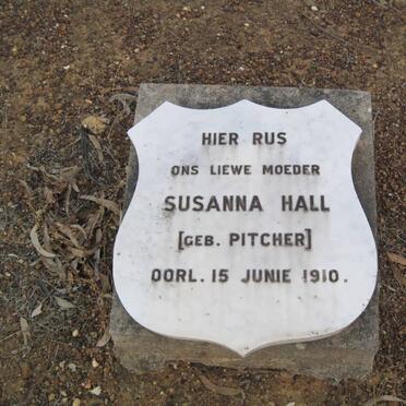 HALL Susanna nee PITCHER -1910