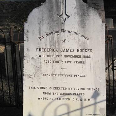 HODGES Frederick James -1885