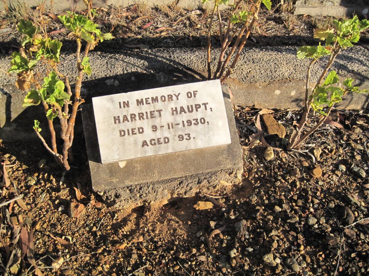 HAUPT Harriet -1930