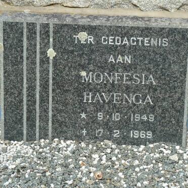 HAVENGA Monfesia 1949-1969