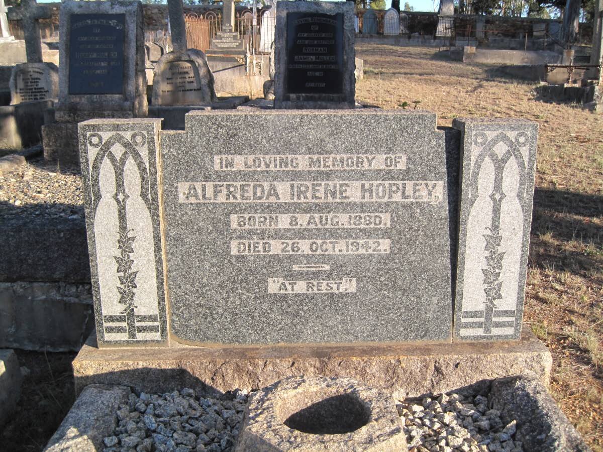 HOPLEY Alfreda Irene 1880-1942
