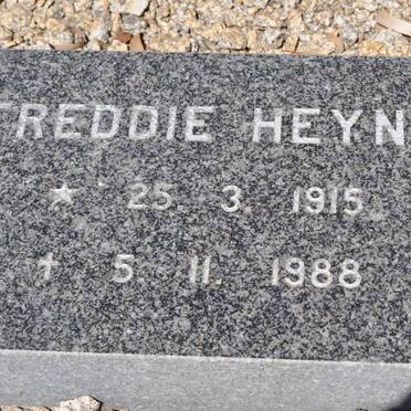 HEYNS Frederik Hendrik 1880-1950 :: HEYNS Freddie 1915-1988