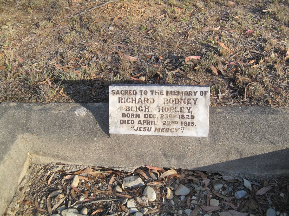 HOPLEY Richard Rodney Bligh 1829-1915