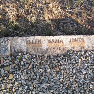 JONES Ellen Maria 1885-1955