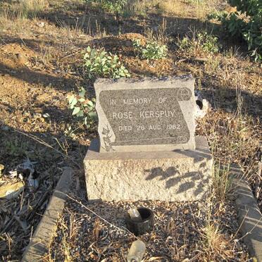 KERSPUY Rose -1962