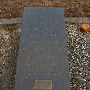 KENNEDY Sydney  -1949 &amp; Eva Grant RIACH  -1959 :: KENNEDY Blanche Allison 1907-1963