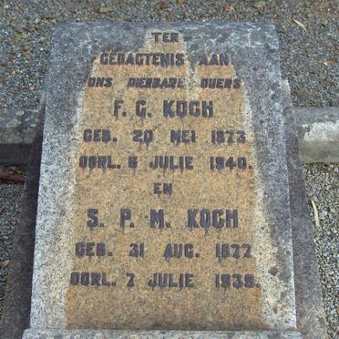 KOCH F.G. 1873-1940 &amp; S.P.M. 1877-1939