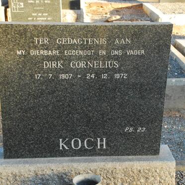 KOCH Dirk Cornelius 1907-1972