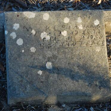 KLEINHANS M. 1892-1958