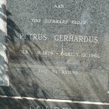 LOURENS Petrus Gerhardus 1879-1961