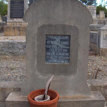 LOURENS Alida Maria 1890-1948