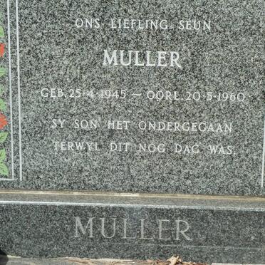 MÜLLER Muller 1945-1960