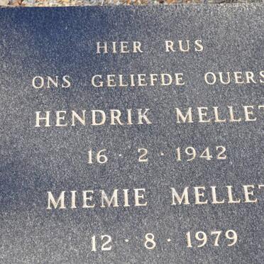 MELLET Hendrik -1942 &amp; Miemie -1979