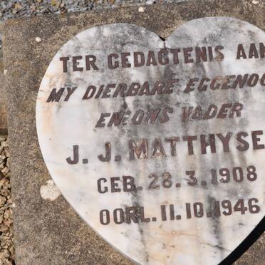MATTHYSEN J.J. 1908-1946