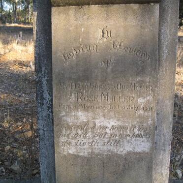 MULLER Rose 1836-1931