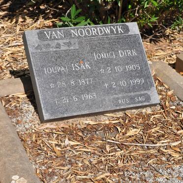 NOORDWYK Isak, van 1877-1963 &amp; VAN NOORDWYK Dirk 1905-1999