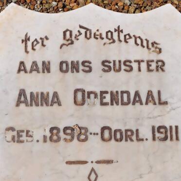 ODENDAAL Anna 1898-1911