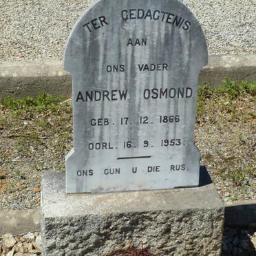 OSMOND Andrew 1866-1953