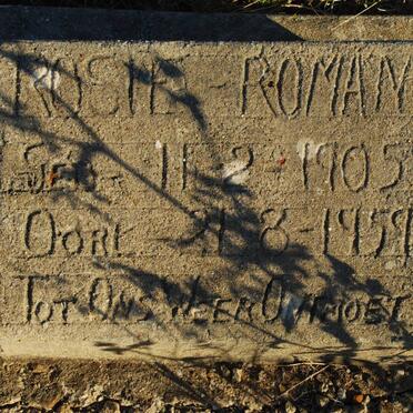 ROMAN Rosie 1905-1959