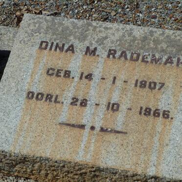RADEMAN Dina M. 1907-1966