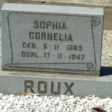 ROUX Sophia Cornelia 1889-1947