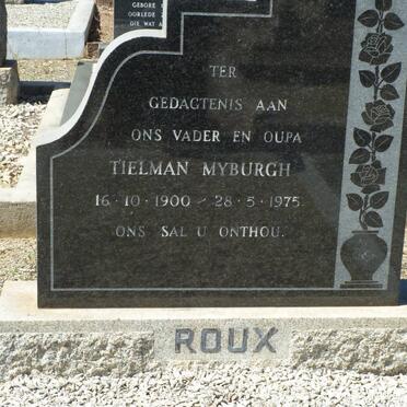 ROUX Tielman Myburgh 1900-1975