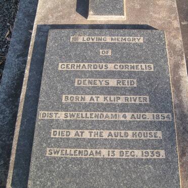 REID Gerhardus Cornelis Deneys 1854-1939