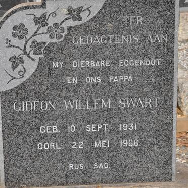 SWART Gideon Willem 1931-1966
