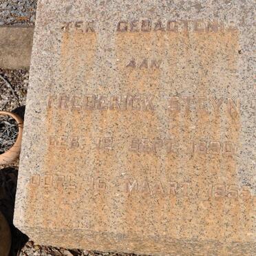 STEYN Frederick 1890-1955