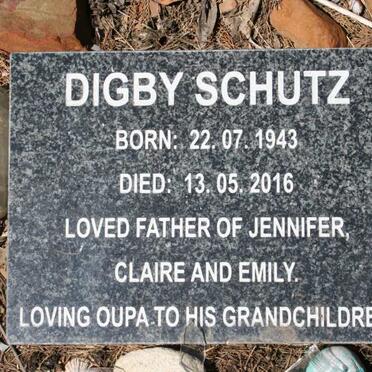 SCHUTZ Digby 1943-2016