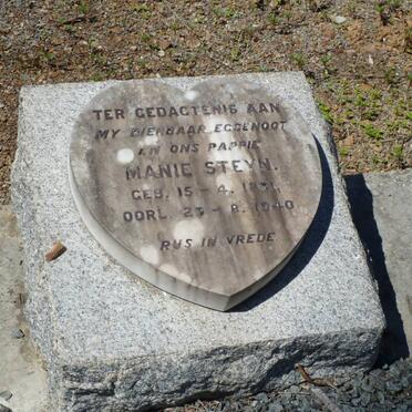 STEYN Manie 1891-1940