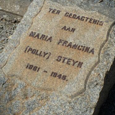 STEYN Maria Francina 1861-1946
