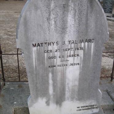TALJAARD Matthys J. 1831-