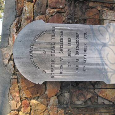 TILNEY Norfolk Deane 1882-1970