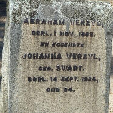 VERZYL Abraham -1888 &amp; Johanna SWART -1924