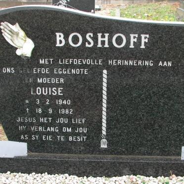 BOSHOFF Louise 1940-1982