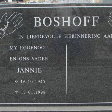 BOSHOFF Jannie 1945-1998