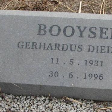 BOOYSEN Gerhardus Diederik 1931-1996